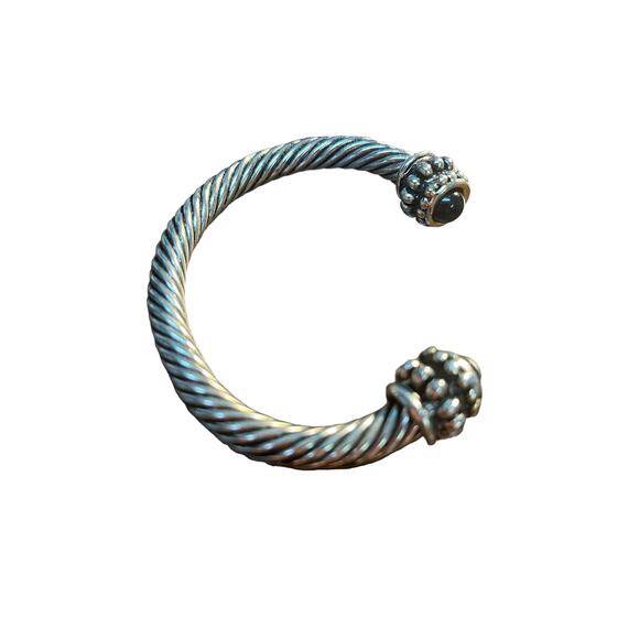 Cable bracelet, Preowned, With Black Onyx 5 mm - Picture 3 of 6